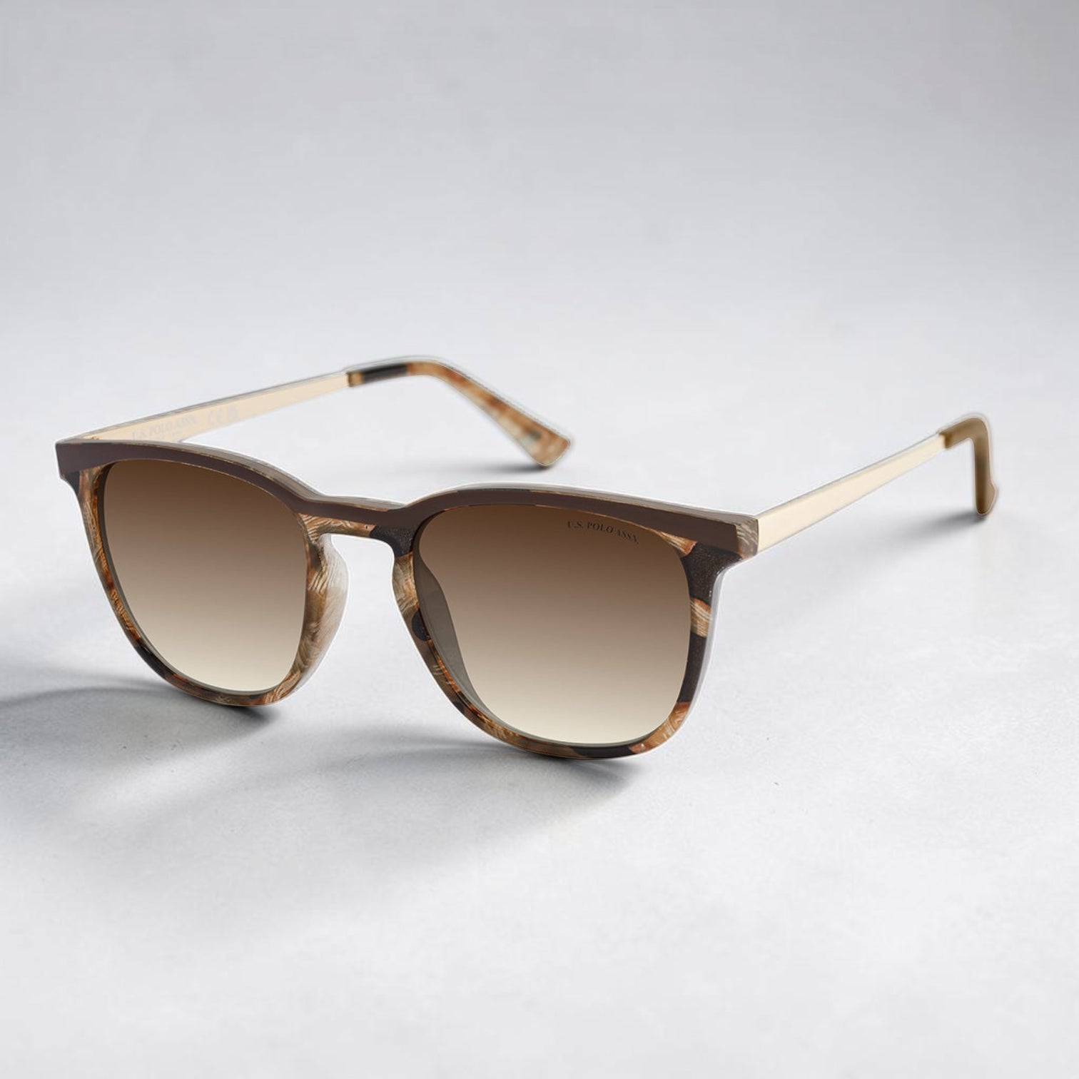 LADIES CLASSIC PLASTIC RECTANGULAR SUNGLASSES,PA5154-0000A