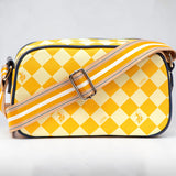DIAMOND STRIPE CROSSBODY BAG,27A185-AA00A
