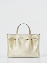 Michael Kors 
Carson Metallic Logo Debossed Satchel