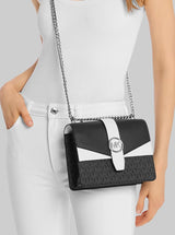 Greenwich Color-Block Signature Logo Crossbody Bag,35S5SGRC1B