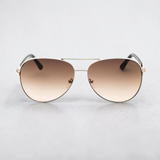 Brown Gradient Pilot Ladies Sunglasses