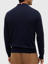 TOMMY HILFIGER Solid Logo V-Neck Sweater,78J8323-BDS