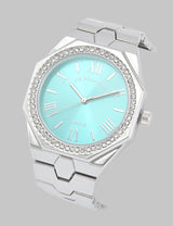 LADIES SILVER LINK WATCH WITH BLUE FACE
SKU: USC40655UO-0000A