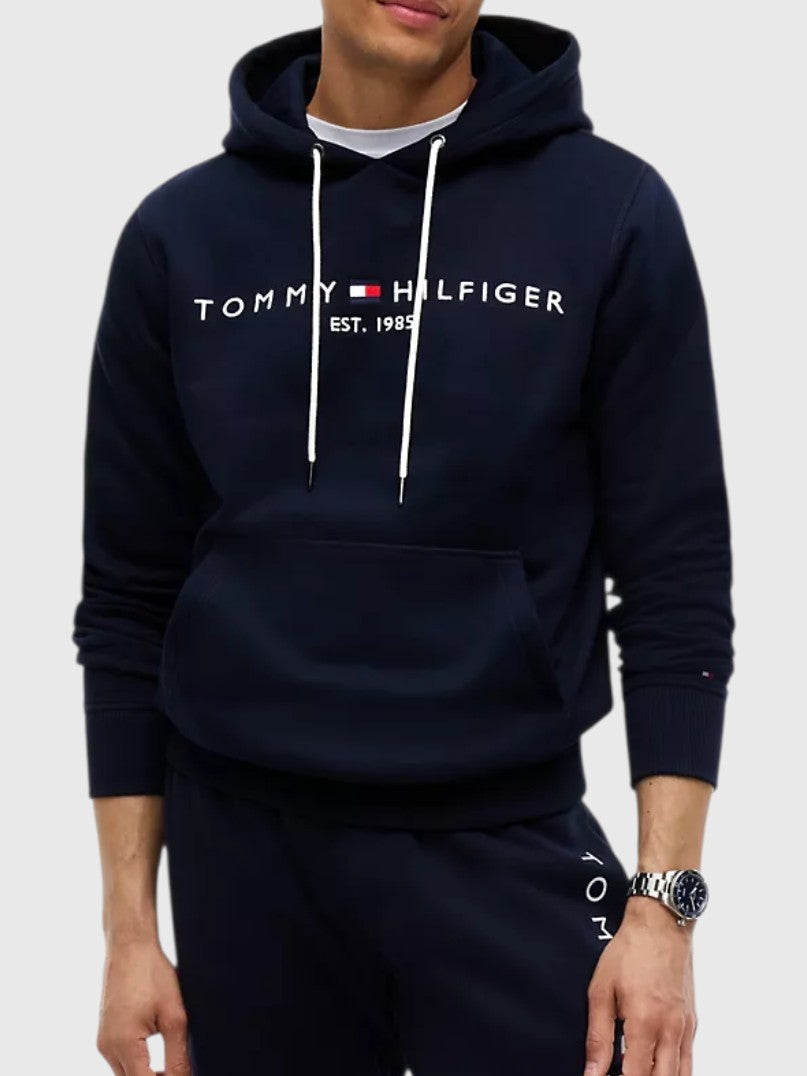 TOMMY HILFIGER Embroidered Tommy Logo Hoodie,78JB336-XLG