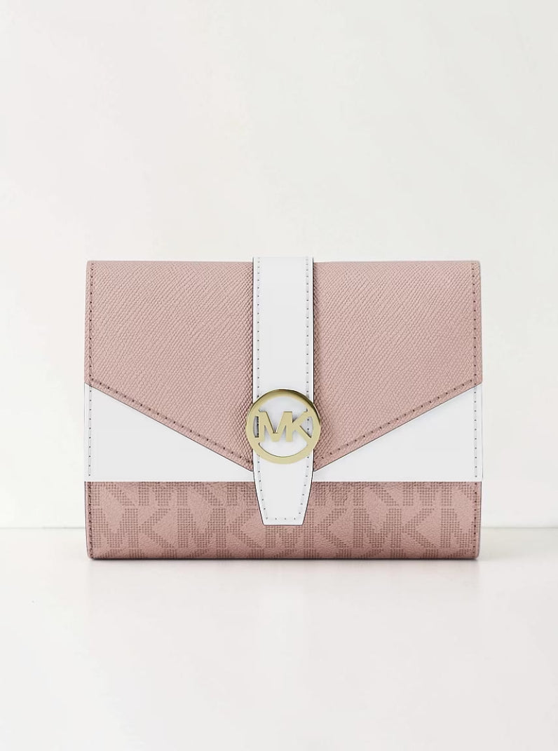 Greenwich Medium Signature Logo Trifold Wallet,35S5GGRE6B