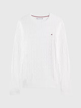 TOMMY HILFIGER Cable Knit Sweater,XW07179-DW5