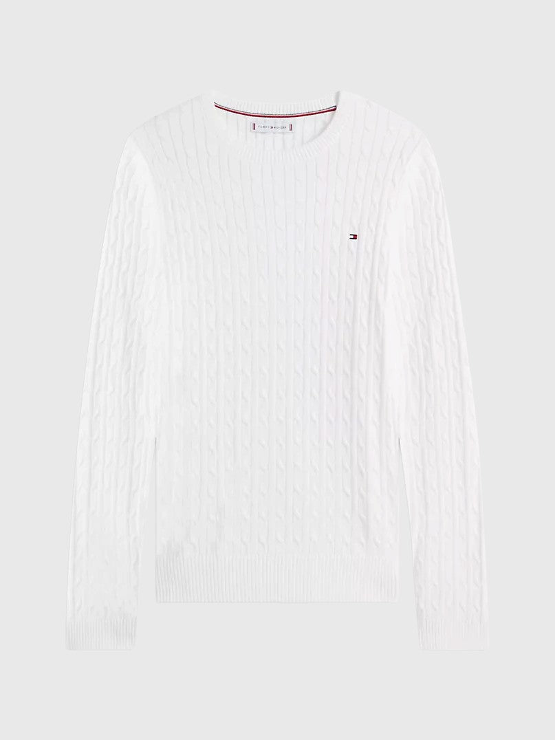 TOMMY HILFIGER Cable Knit Sweater,XW07179-DW5