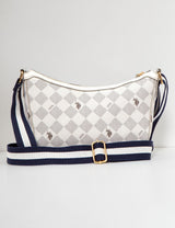 FLORAL DIAMOND CROSSBODY BAG,27A183-AA00A