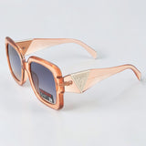 Guess Blue Gradient Square Ladies Sunglasses,GO00046