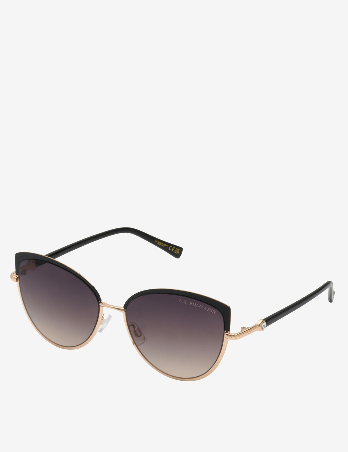 LADIES METAL CAT-EYE SUNGLASSES,  PA5143-0000A