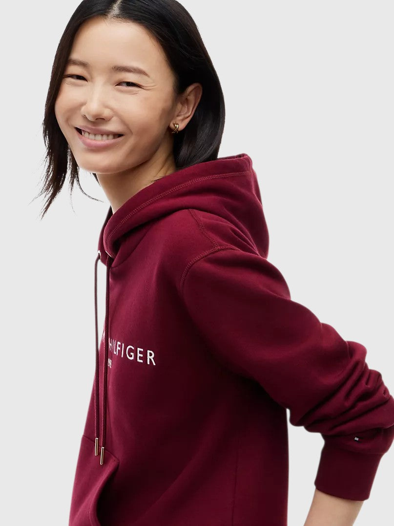 TOMMY HILFIGER  Logo Fleece Hoodie,XW06072-DW5