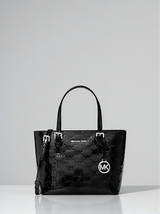 M.K Jet Set  Metallic Logo Debossed Convertible Tote Bag 35F5GTVT0O