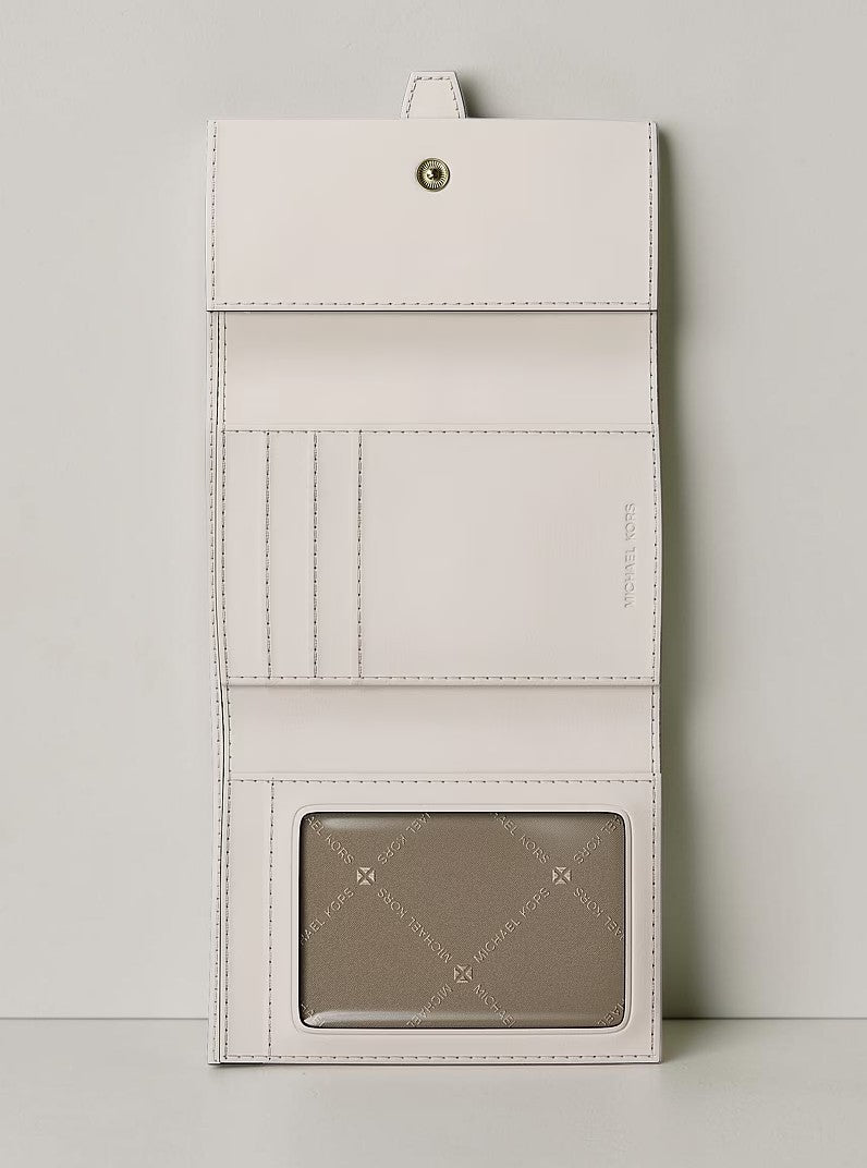Michael Kors Greenwich Medium Saffiano Leather Trifold Wallet,35S5GGRE6L