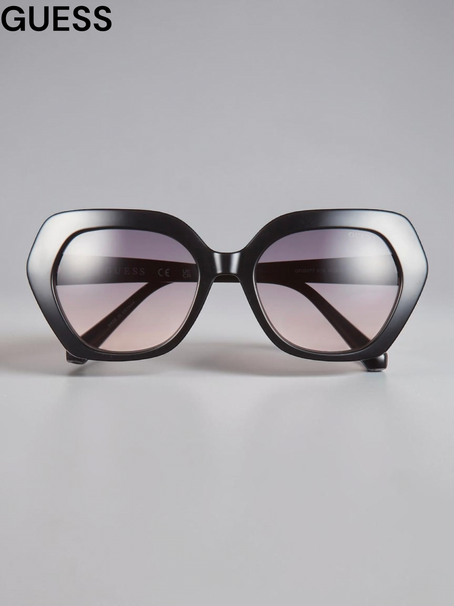 Guess 55mm Gradient Round Sunglasses