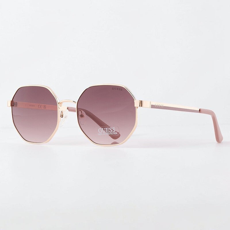 Guess Gradient Bordeaux Geometric Ladies Sunglasses, GF6160
