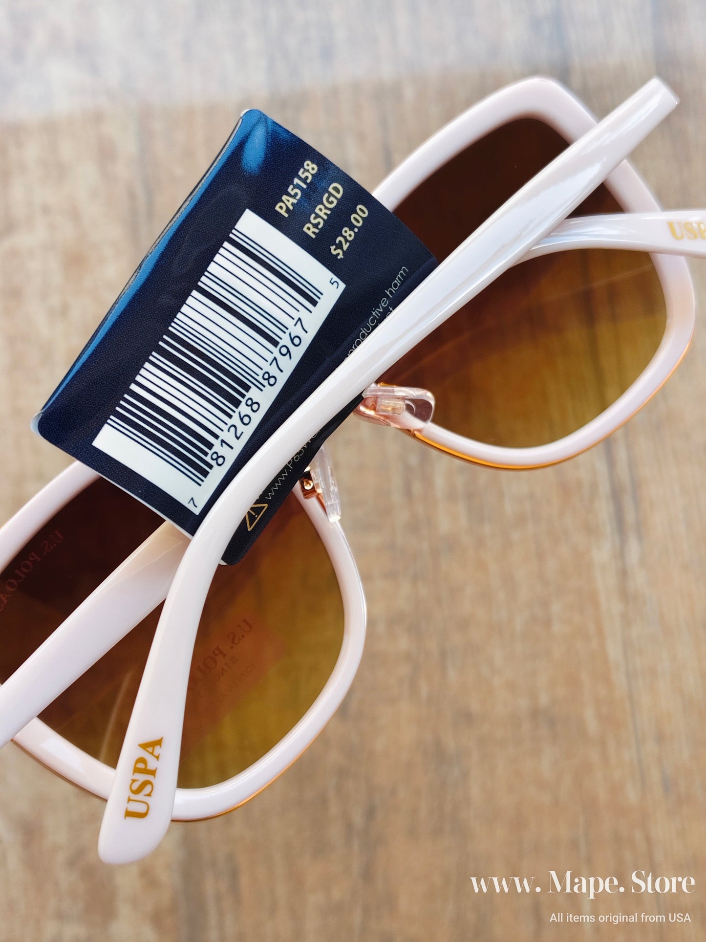 Immediate US Polo  LADIES  OVAL SUNGLASSES Serial PA5158-0000A