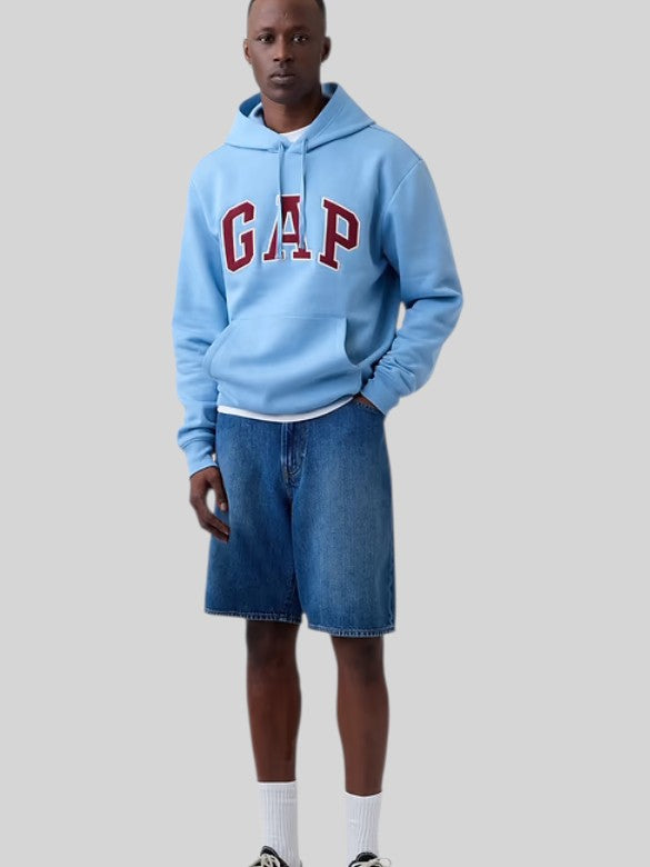 GAP Relaxed Gap Logo Hoodie,1179544