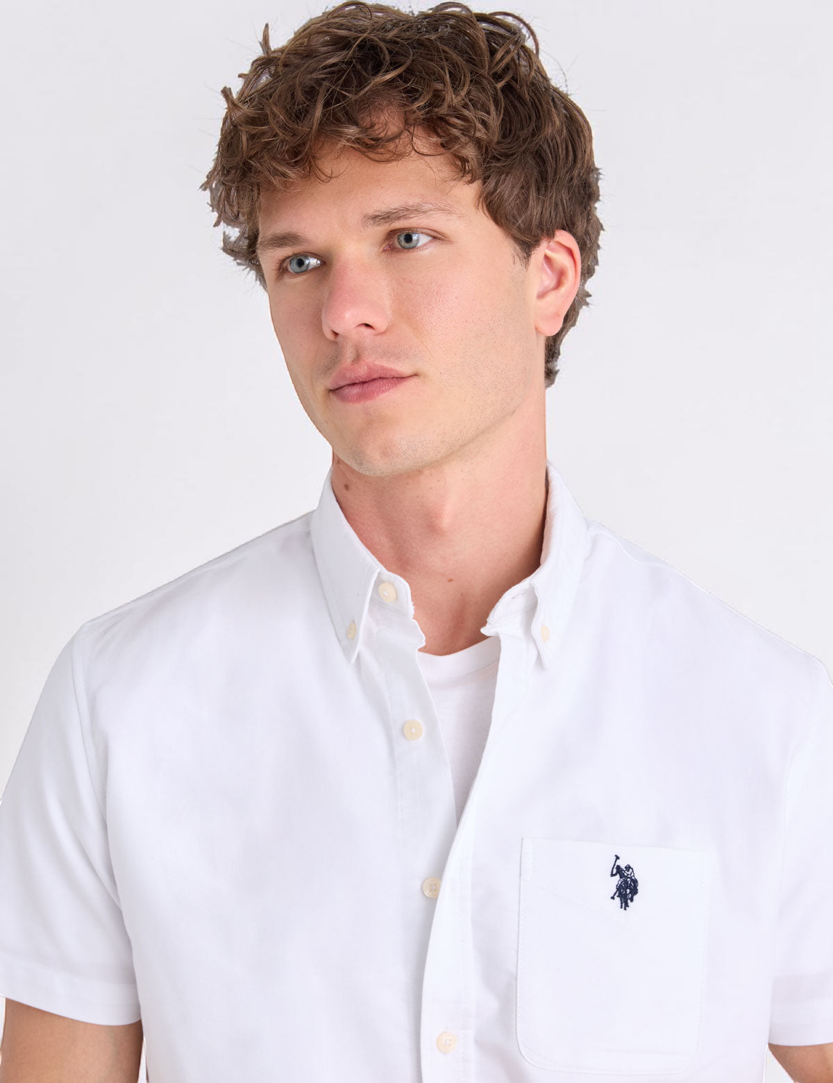 Immediate SHORT SLEEVE STRETCH OXFORD SHIRT Serial 115876-YC00A