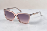Smoke Gradient Square Ladies Sunglasses