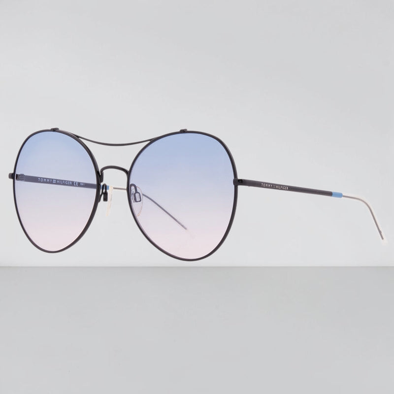 Tommy Hilfiger 
Blue Gradient Pilot Ladies Sunglasses,TH 1668/S