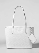 Michael Kors Jet Set Large Signature Logo Tote Bag,38T4SJ6T9B