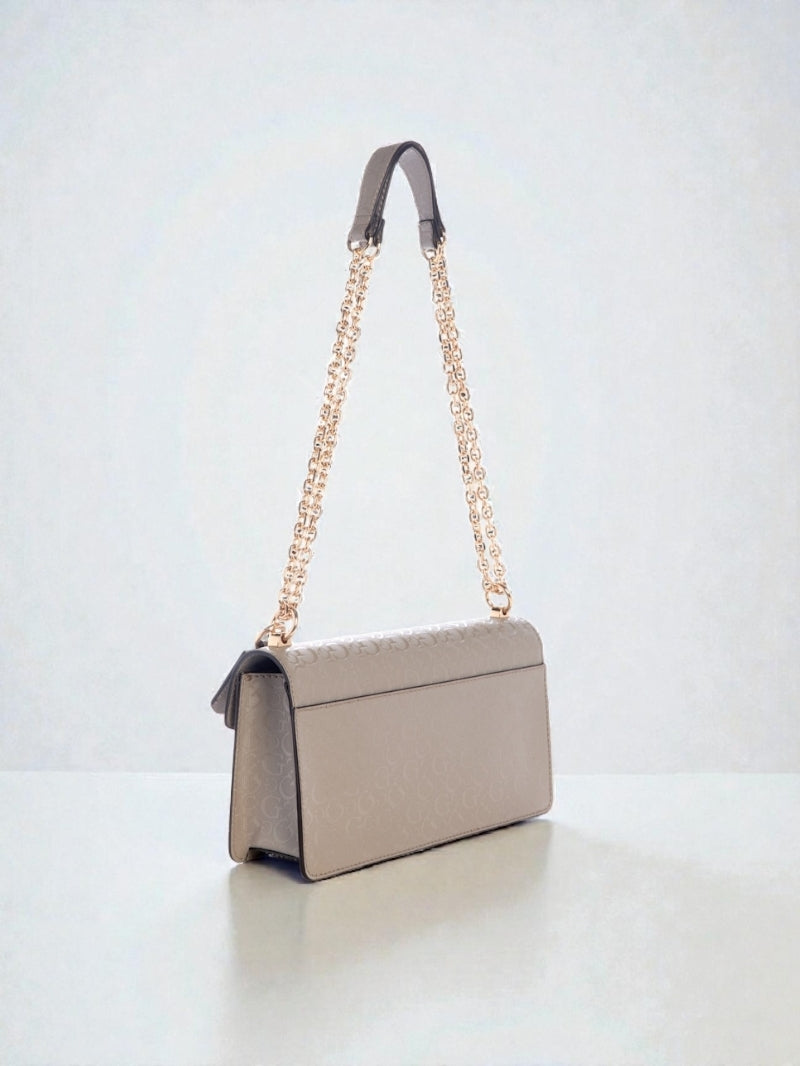 Kiran Logo Shine Convertible Crossbody