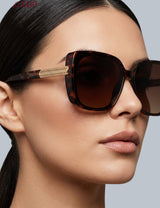 GEOMETRIC MOD ICON SUNGLASSES,PA5125-0000A