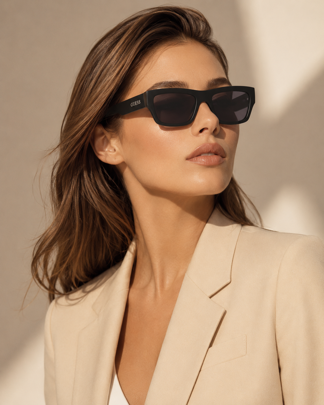 Immediate Guess Women's Rectangular 55mm Square Sunglasses