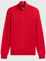 TOMMY HILFIGER Classic Quarter-Zip Sweater,78J9329-BDS