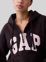 Gap Relaxed Gap Logo Zip Hoodie,627454