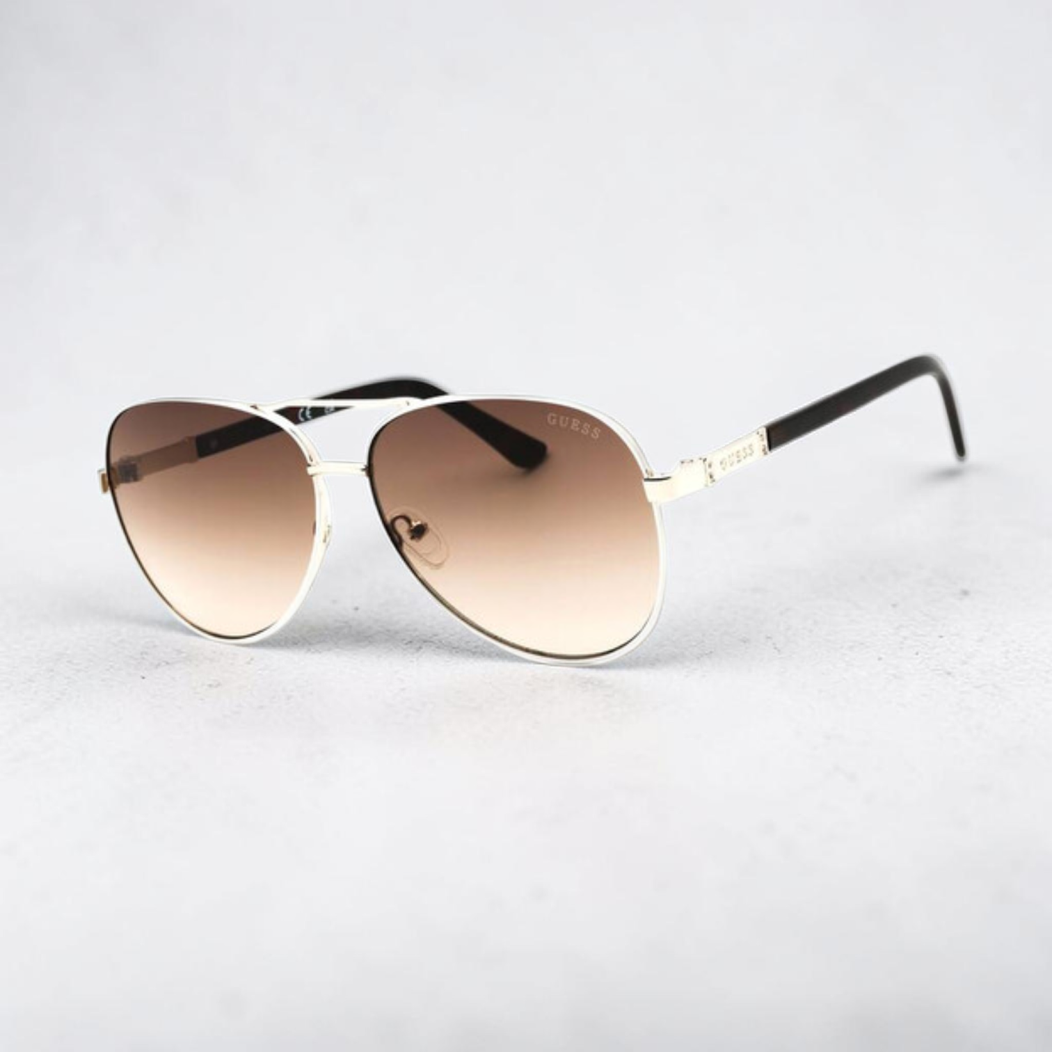 Brown Gradient Pilot Ladies Sunglasses