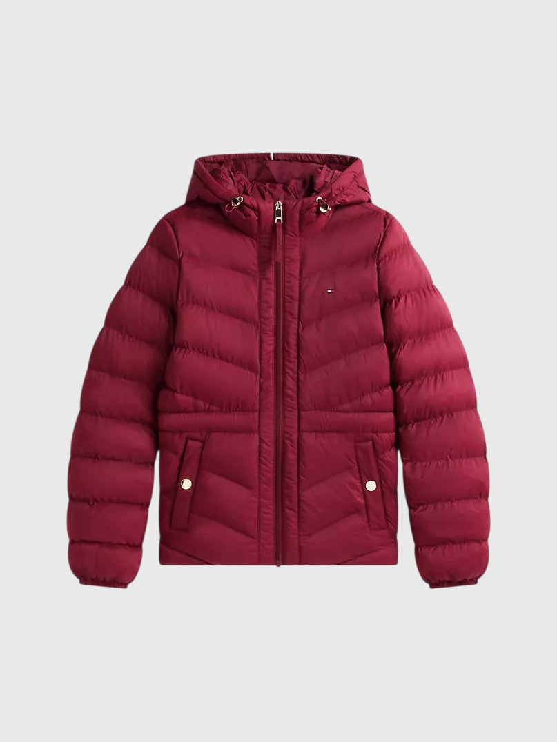 TOMMY HILFIGER  Quilted Hooded Jacket,XW09404-ACI