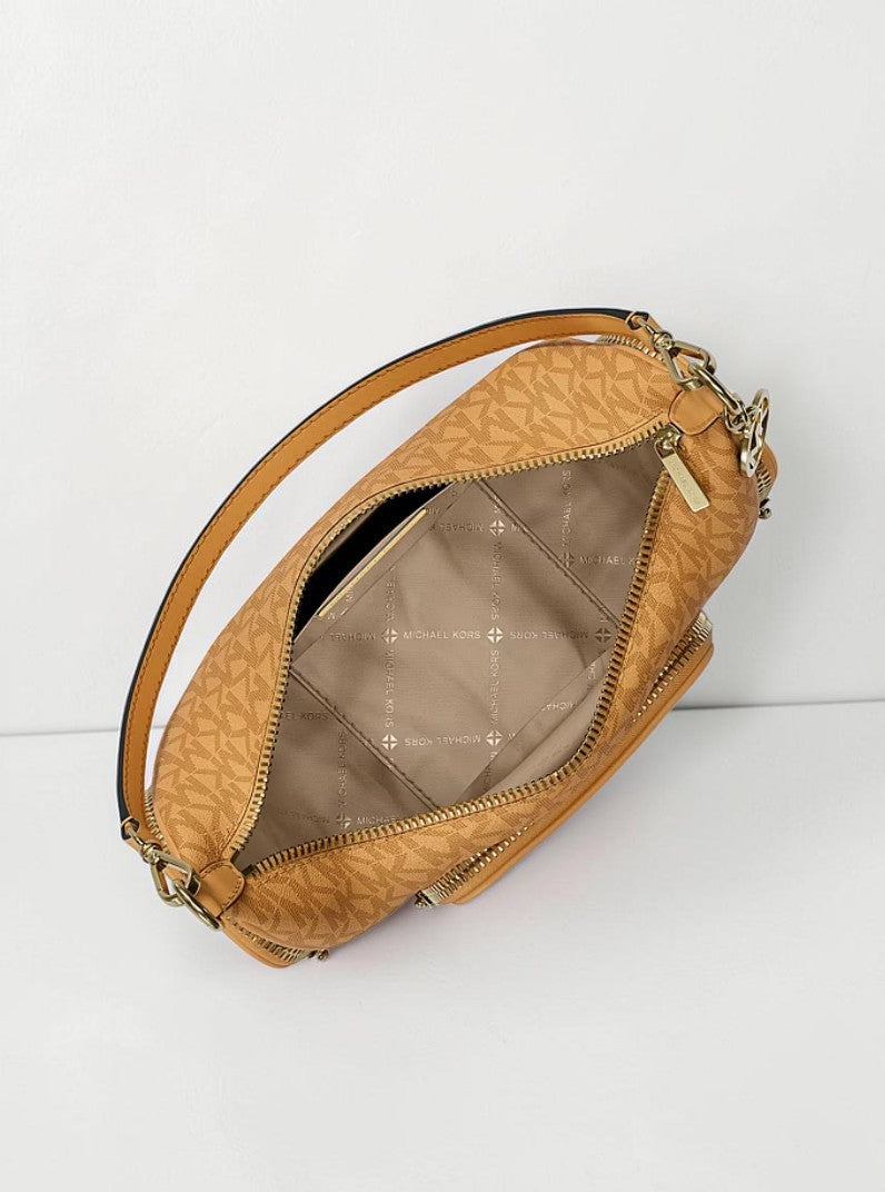 Michael Kors Merritt Signature Logo Convertible Crossbody Bag,35S6S0WC1B