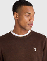 US.POLO.ASSN SOFT COTTON JERSEY CREW NECK SWEATER,USUF6S5243-0000A
