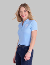 SLIM FIT CREST EMBROIDERED POLO SHIRT,21P0070-3F00A
