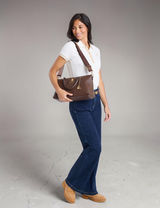 Immediate LOCK CHAIN SATCHEL BAG WITH CROSSBODY STRAP،27V0063-AA00A ()