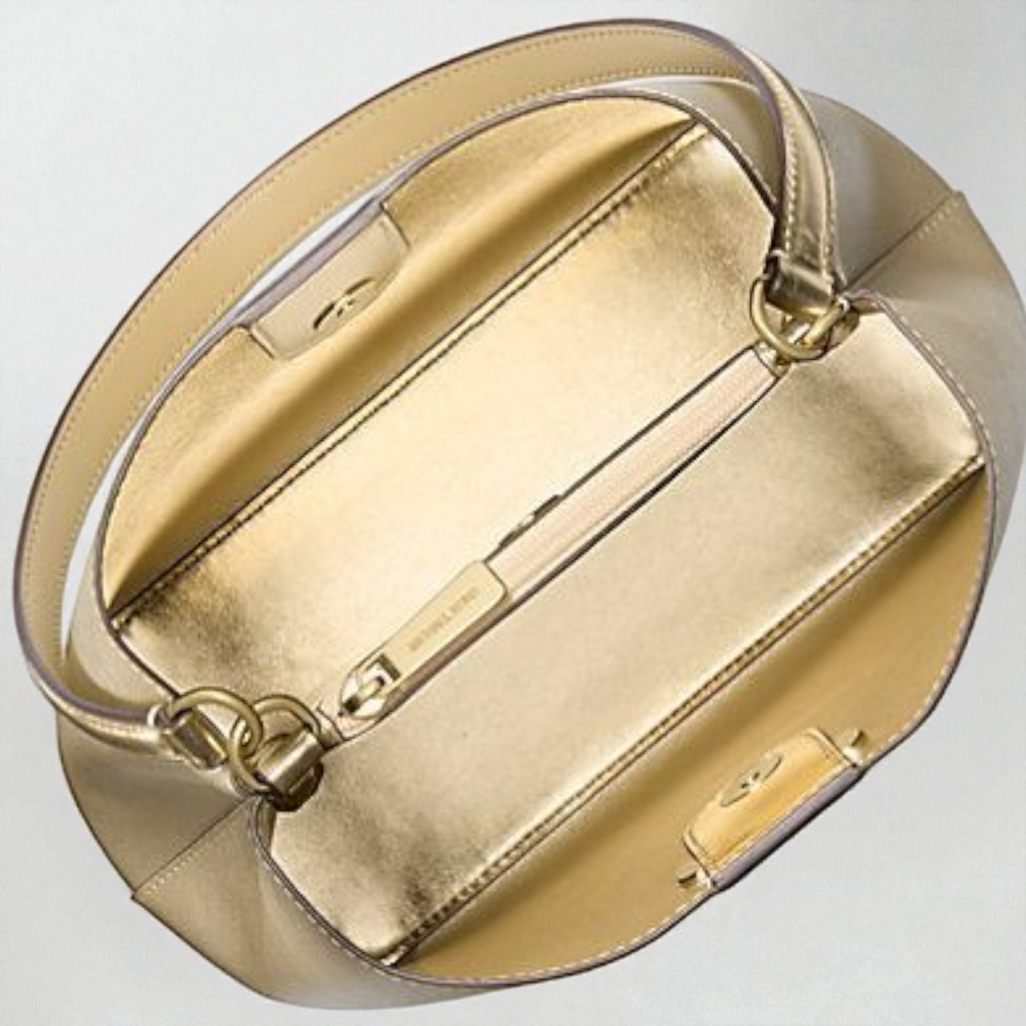 M.K Pratt Medium Metallic Shoulder Bag