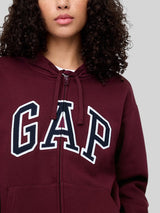 Gap Relaxed Gap Logo Zip Hoodie,627454