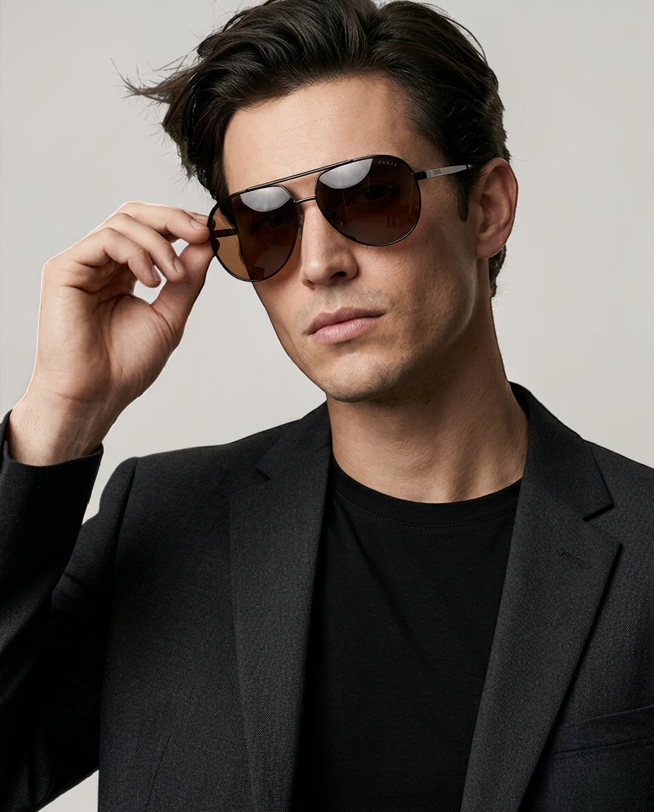 Guess 60mm Pilot Sunglasses