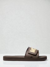 M.k Palmer Signature Logo Slide Sandal
