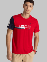 USPA GRAPHIC CREW NECK T-SHIRT