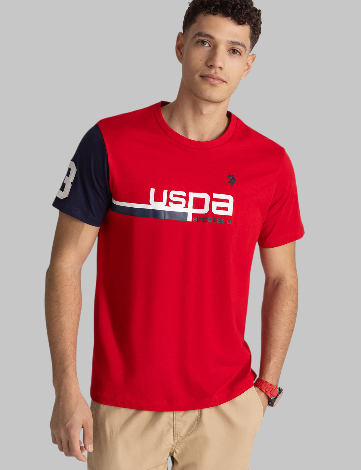 USPA GRAPHIC CREW NECK T-SHIRT