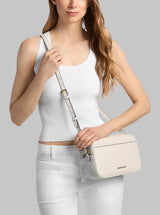 Jet Set Large Pebbled Leather Camera Crossbody Bag,35R6GTVC7L