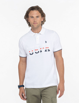Immediate USPA EMBOSSED PIQUE POLO SHIRT Serial 11D936-3O00A