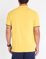 Immediate PIQUE COLOR BLOCK ZIPPER POLO SHIRT Serial 11P0111-3O00A