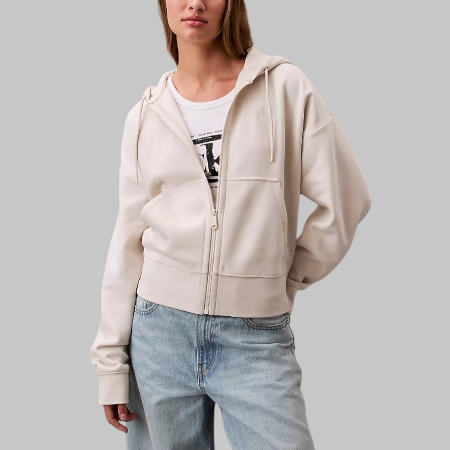 Archive Logo Fleece Zip Hoodie