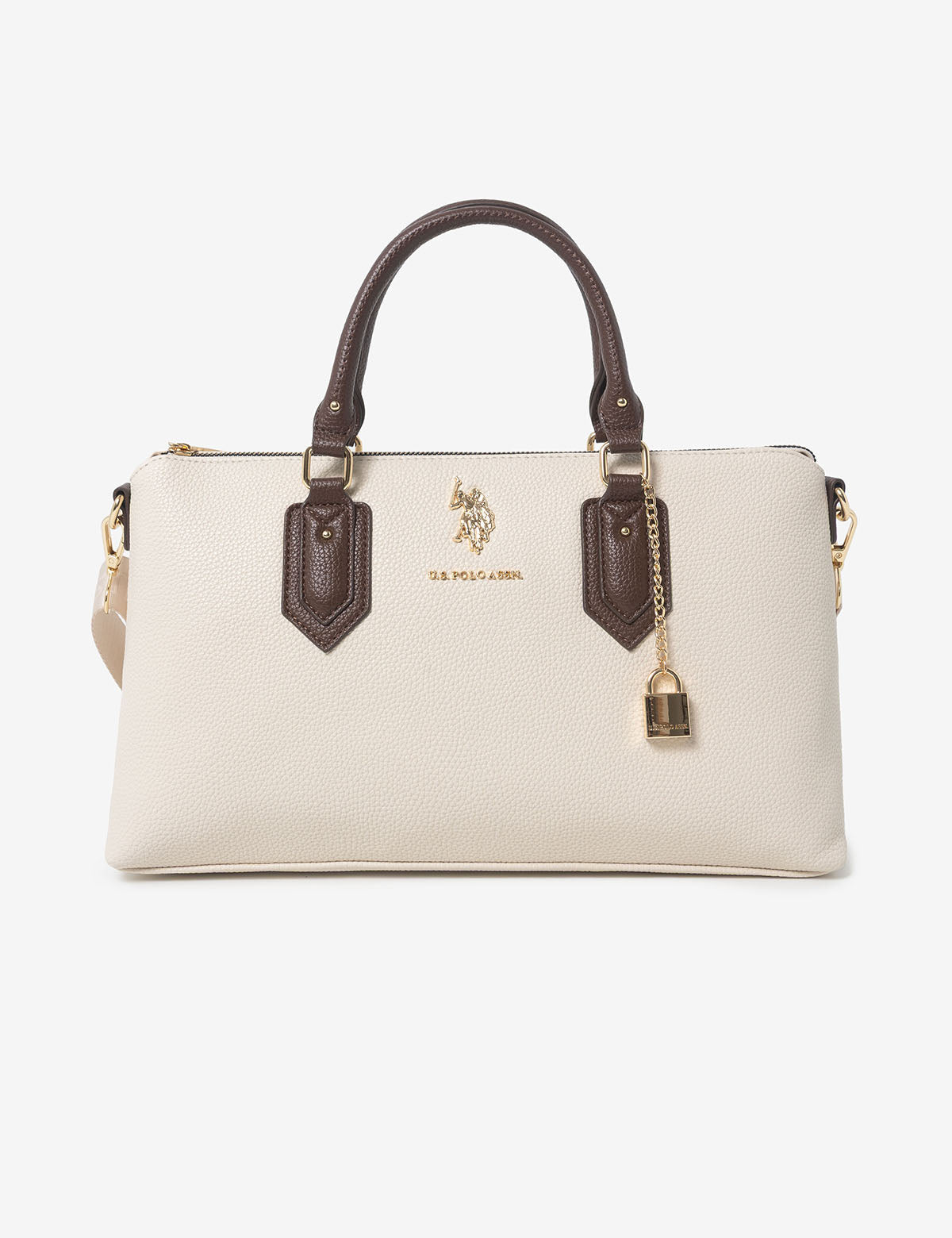 Immediate LOCK CHAIN SATCHEL BAG WITH CROSSBODY STRAP،27V0063-AA00A