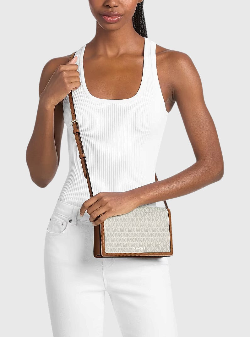 Michael Kors Marlowe Medium Signature Logo Crossbody Bag,32S6G0ZC6B