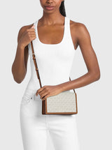Michael Kors Marlowe Medium Signature Logo Crossbody Bag,32S6G0ZC6B