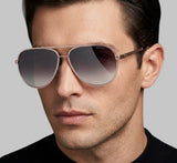 Green Gradient Pilot Men's Sunglasses
Item No. GU00209 32P 61